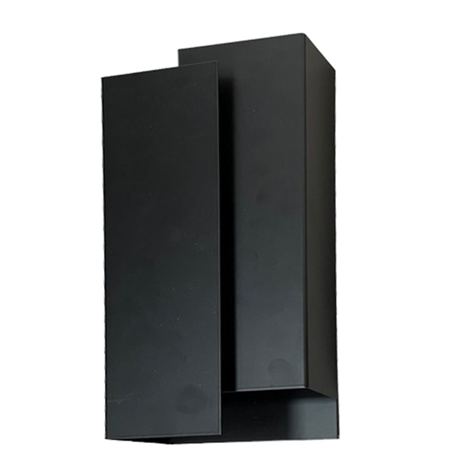 Dekorative Wandlampe in Schwarz G9 H:28,5 cm indirekt